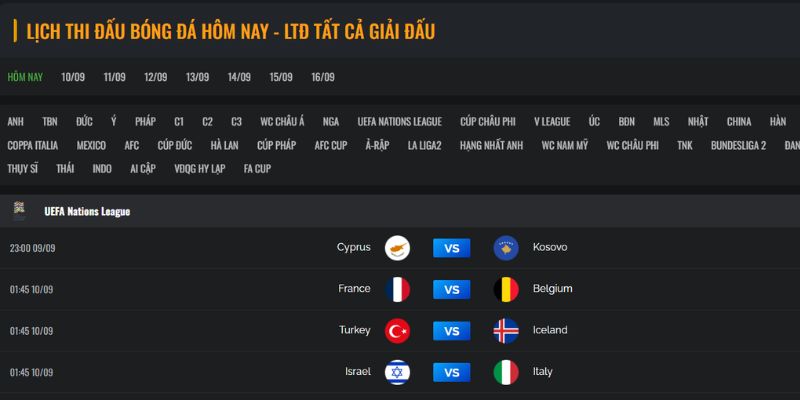LỊCH THI ĐẤU 4 Những bước đơn giản để người xem theo dõi lịch thi đấu hiệu quả